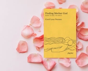 "Finding Mother God" on a bed of rose petals